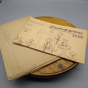 UNCUT Vintage Sewing PATTERN Simplicity 3529, Child 1960 Girls One Piece Dress